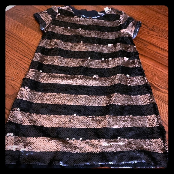 girls sequin shift dress